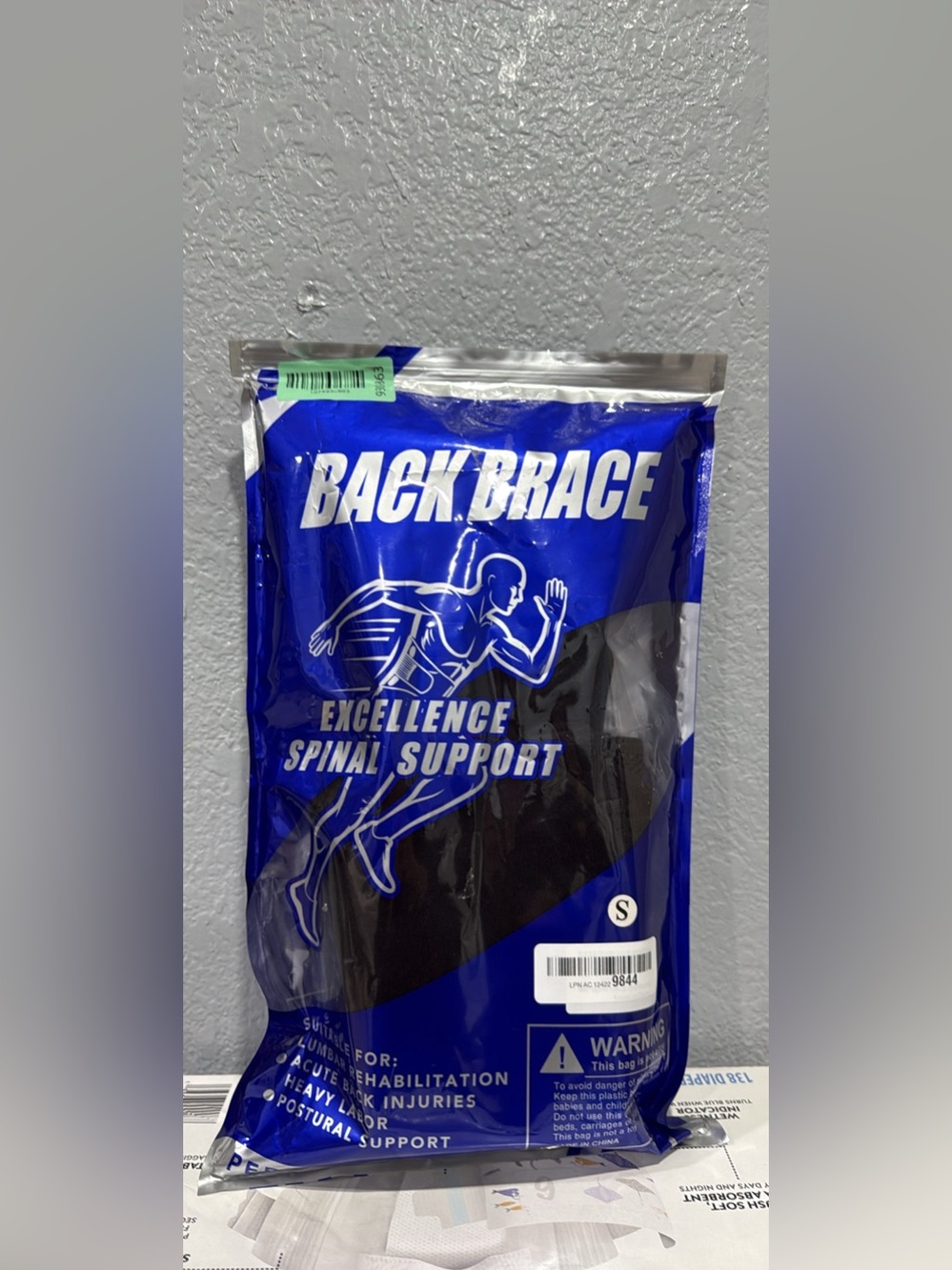 Back Brace Excellence Spinal Support - Black